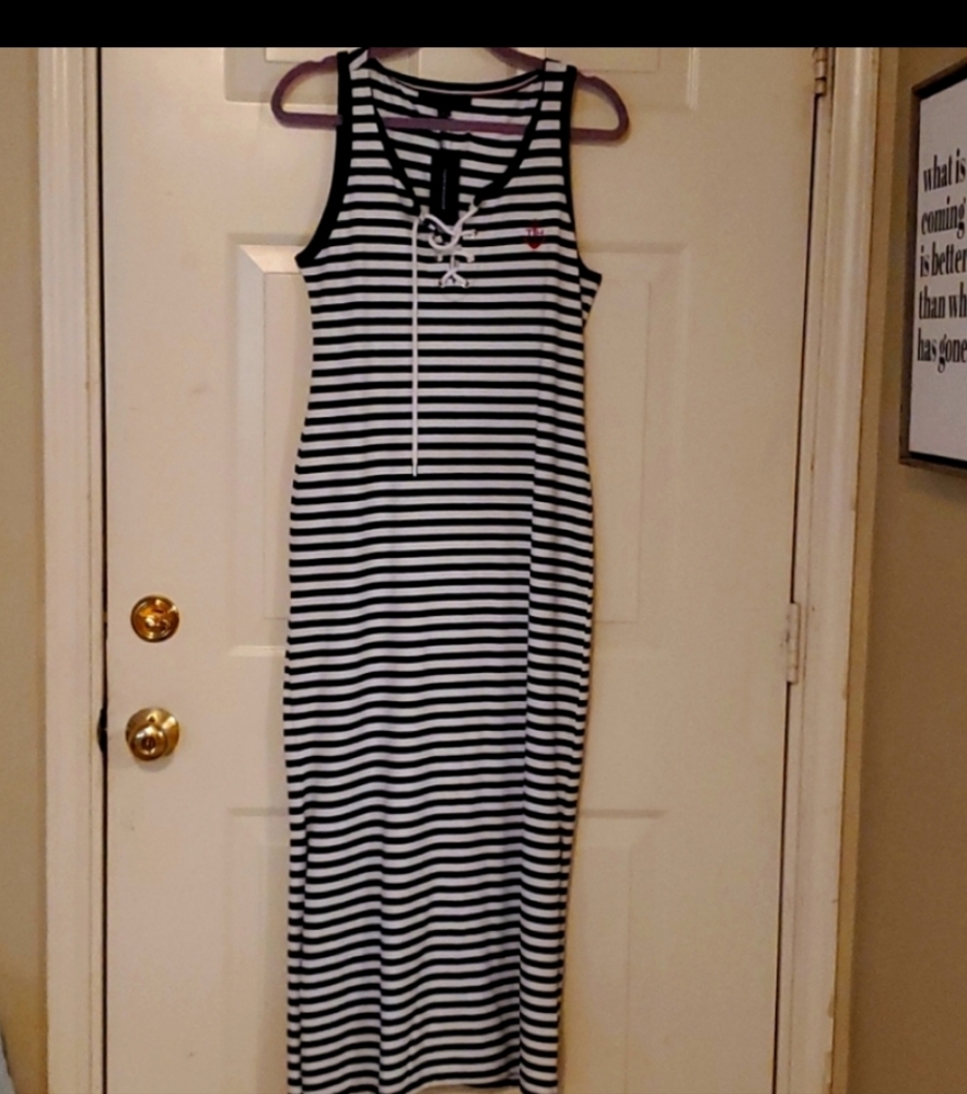 Tommy hilfiger long stripped dress